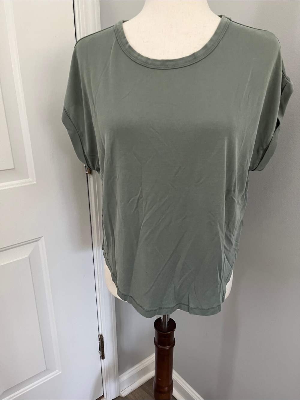 Lucky Brand Olive Green Short Sleeve Tee